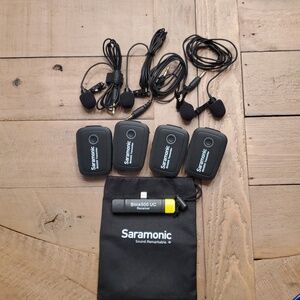 Saramonic Blink500 UC Wireless Set of 4 Lavalier Microphone System